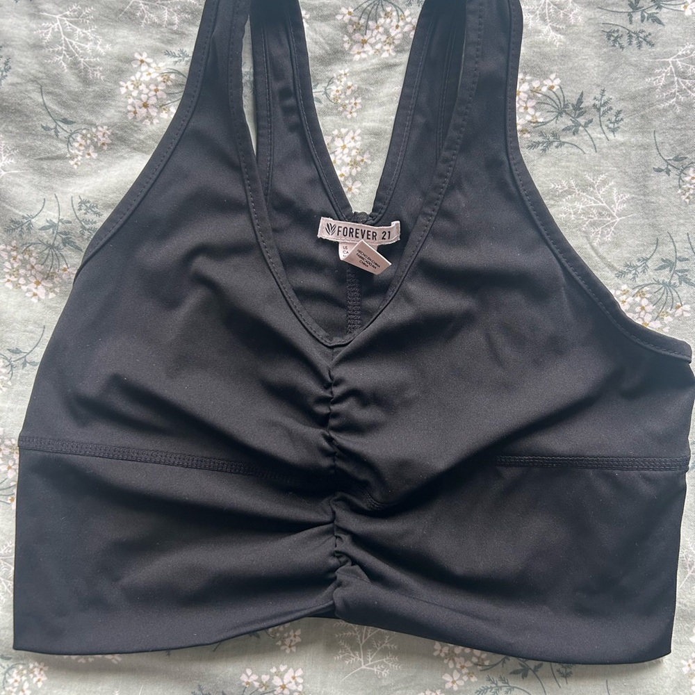 Forever 21 Classic Black Sports Bra